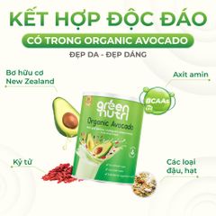 Sữa Hạt Ngũ Cốc Organic Avocado 750g - Đạm Thực Vật, BCAAs, Chất Xơ, Thuần Chay, Hỗ Trợ Sức Khỏe và Tiêu Hóa